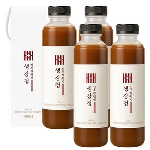 김소형원방 생강청 생강즙 국산 100% 물 한방울 넣지 않은 생강 약 1kg 착즙 원액 비정제원당