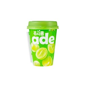 빙그레 쥬시쿨에이드 청포도에이드 250mlx20컵, 20개, 250ml