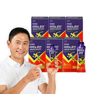 일동후디스 하이뮨 아미노포텐 고함량 아미노산 2550mg / 에너지젤 45g*10포, 6박스, 450g