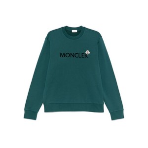 몽클레르 로고 프린트 스웨트셔츠, 그린계열, Standard M(KR 96-180)