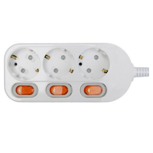 번개표 개별스위치 멀티탭 3구 WI-MC21633V