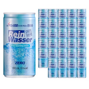 라인바싸 플레인 탄산수, 190ml, 30개