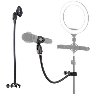 스탠드 설치용 자바라 마이크 스탠드 클램프 집게 타입 콘덴서 다이내믹 핸드