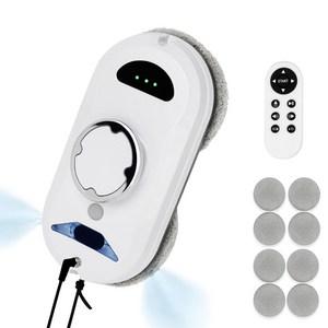 Novatech S1 창문 로봇청소기 5800Pa 초강흡입력 자동 분수 유리창 로봇청소기 초슬림 창문 청소기