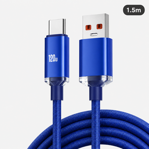 120W 6A USB-A to C타입 고속충전 데이터 케이블