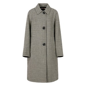 마르니 클래식 칼라 체크 코트, 화이트계열+블랙계열, Italy 40(KR 55)