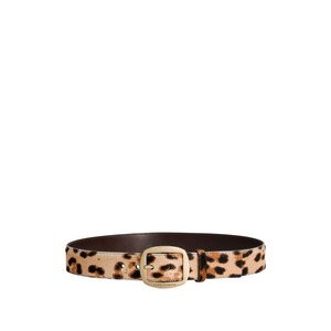 돌체앤가바나 레오파드 프린트 버클 벨트, Length (cm) 80, 베이지계열+블랙계열