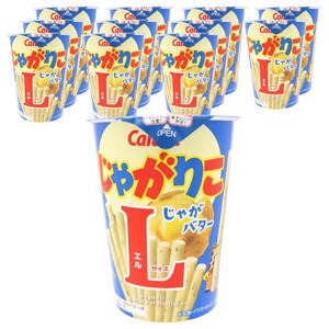 가루비 쟈가리코 감자버터 L사이즈, 66g, 12개