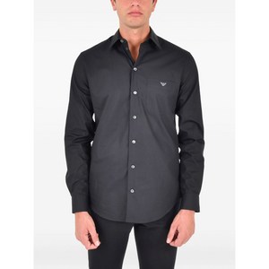 엠포리오아르마니 로고 디테일 셔츠