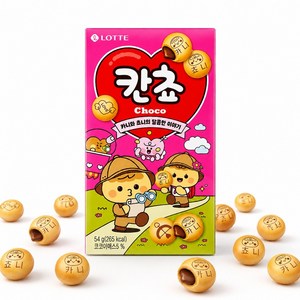 롯데웰푸드 칸쵸 초코, 54g, 32개
