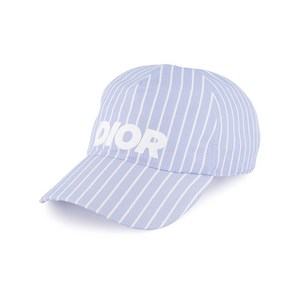 디올 스트라이프 베이스볼 캡 모자