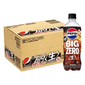 산토리 펩시 BIG 생제로 콜라 600ml×24병, 24개, 600ml