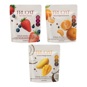 프루오트 과일 그래놀라 3종(베리베리 감귤 초코 코코넛 망고)