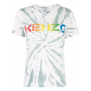 겐조 로고 프린트 타이다이 티셔츠