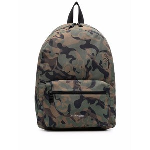 알렉산더맥퀸 로고 프린트 카무플라주 백팩
