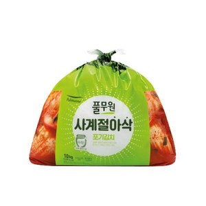 풀무원식품 [생산직송] 사계절 아삭 포기김치 10kg, 1개