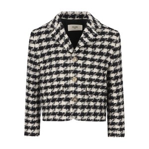 셀린느 하운즈투스 패턴 재킷