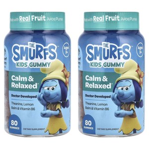 스머프 어린이 캄 & 릴렉스 Smurf 베리 맛 구미