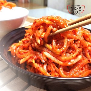 [정다운김치] 당일제조 갓담은 전라도 국내산 무채김치 무생채, 3kg, 1개