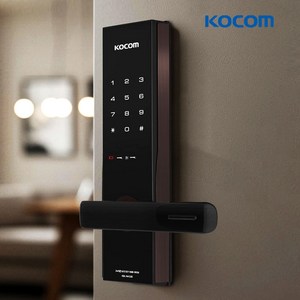 코콤 무타공 주키형 스마트 이중잠금 현관문 도어락 KDL-NH350 번호 카드 단독