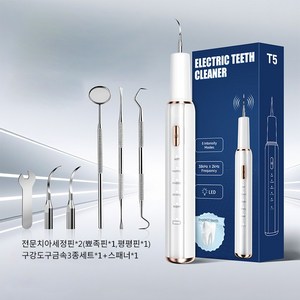 스마트 LED 초음파 치석제거기 구강세척기 가정용 휴대용 세정기