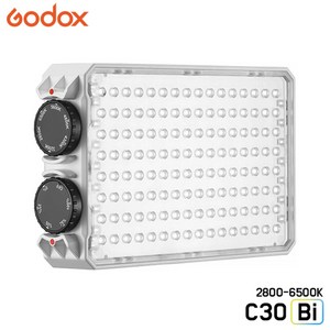 GODOX 고독스 C30Bi / Litemons LED 지속광 바이컬러 2800~6500K 패널라이트 휴대용조명 카메라조명 사진 유튜브 영상 제풀촬영 지속광 개인방송 조명