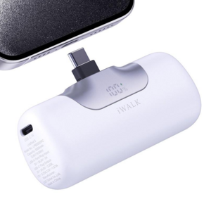아이워크 iWALK 도킹형 미니 보조배터리 PD 22.5W 초고속충전 5500mAh C타입 일체형 아이폰 갤럭시 휴대용 LED잔량표시