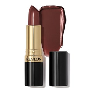 REVLON Lipstick Supe Lustous Lipstick Ceamy F REVLON 립스틱 슈퍼 러스트러스 립스틱 부드럽고 풍만해 보이는 입술을 위한 크리미, 804 럼베리, 1개