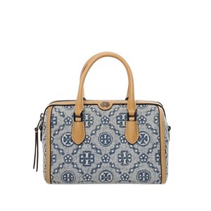 토리 버치 배럴 패턴 탑 핸들 토트 백