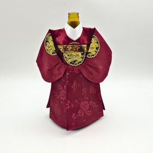 한국민예사 한국 전통 기념품 한복 와인 커버 주머니 외국인 선물 korean souvenir, 선물포장 X, 01