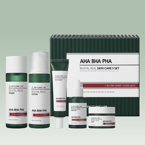 3W클리닉 랩 AHA BHA PHA 리바이탈 리얼 스킨케어 5종세트 + 쇼핑백, 1개