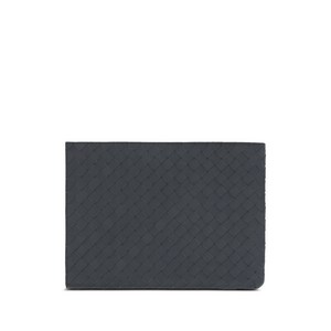 보테가 베네타 인트레치아토 하프 지퍼 클러치