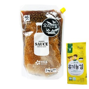 [먹깨비네] 아워홈 오리엔탈 드레싱 소스 2kg 대용량소스, 1개