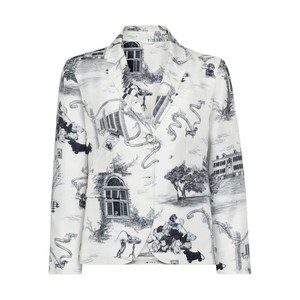 톰 브라운 긴소매 블레이저, 화이트계열+블랙계열, Italy 36(KR 33)