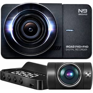 무료방문장착 아이로드 N9 엔나인 가성비 블랙박스 FHD 2채널 + 64GB + 헤드업디스플레이, 출장장착+GPS H..., 128GB