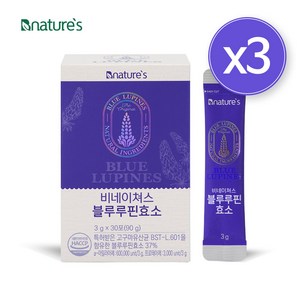 비네이쳐스 블루루핀 효소 3g x 30포(90g) / 3통, 3박스, 30회분