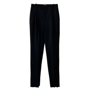 생로랑 pleated-front trousers, 블랙계열, France 38(KR 66)