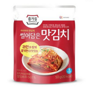 종가집 썰어담은 맛김치, 40개, 50g