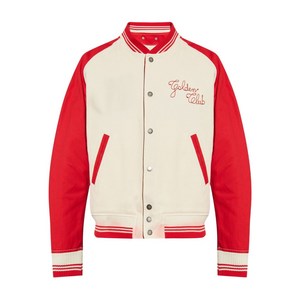 골든 구스 자수 봄버 재킷, 화이트계열+레드계열, IT/FR 52(KR 110)