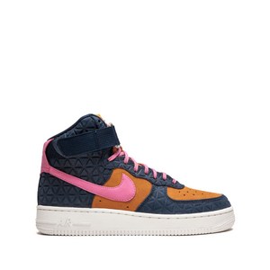 나이키 에어 포스 1 하이 프리미엄 스웨이드 다이나믹 핑크 스니커즈