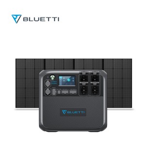 BLUETTI 블루에티 2200W AC200MAX파워뱅크세트 350W태양광 패널 초대용량 확장형 보조 배터리 캠핑용 앱 컨트롤 모니터 가능, AC200MAX+pv350