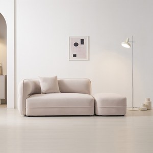 유씨엠 몽그리 아쿠아패브릭 3인소파 (좌우 선택), 우측 타입, 라이트 그레이