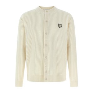 메종키츠네 폭스 헤드 골지 가디건, 베이지계열, Standard S(KR 95)