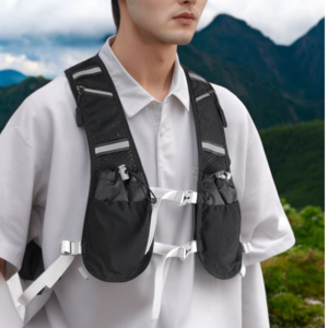 [위펀] 초경량 등산 조끼 봄여름 야외 활동 낚시 자전거 러닝 조끼 등산 가방 남여공용