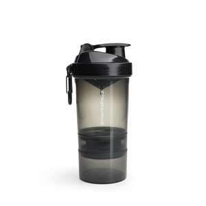 Smartshake O2GO 단백질 셰이커 병 600 ml, 건스모크 블랙, 600ml, 5세트