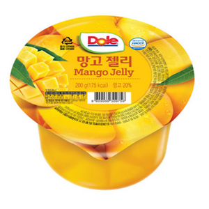 돌 망고 컵젤리 6개입, 200g, 6개
