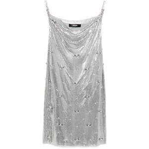 베르사체 알루미늄 메탈 메시 드레스, 실버계열, Italy 44(KR 77)