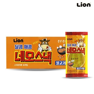 네모스낵 불고기맛 13gx30개 명품 쫀디기 추억의 아이들 간식, 30개, 13g