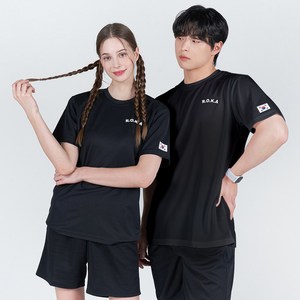로카티 1+1 ROKA 쿨론 반팔티 2P 커플티 군인 군대 남여공용