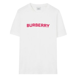 버버리 로고 프린트 티셔츠, 화이트계열, Mid standard XL(KR 88)
